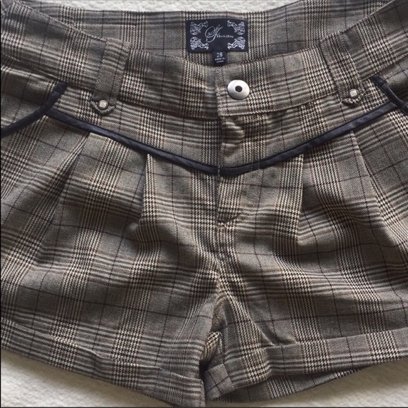 NEW  Sean John Tweed Cuffed Shorts Size 28 - Picture 2 of 8